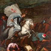 Vicente Carducho  „Św. Jakub w bitwie pod Clavijo” olej na płótnie, ok. 1605  Muzeum Prado, Madryt