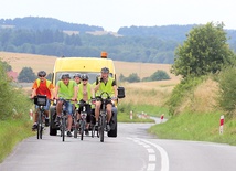  Rowerowi pielgrzymi wyruszyli 14 lipca ze Zgorzelca do Włodawy