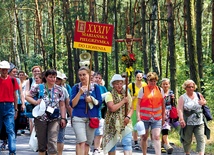 Po raz 34.  pielgrzymi szli  do Matki Bożej Bolesnej  Królowej Polski