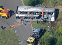 Niemcy: Wypadek polskiego autokaru i minibusa