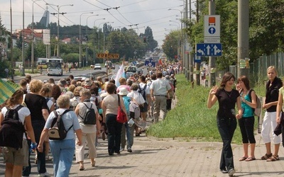 Pielgrzymi w drodze