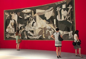Karton do obrazu „Guernica” Pabla Picassa
