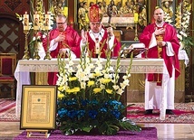 Metropolita warmiński abp Wojciech Ziemba przewodniczył Mszy św. w święto św. Jakuba, patrona Olsztyna