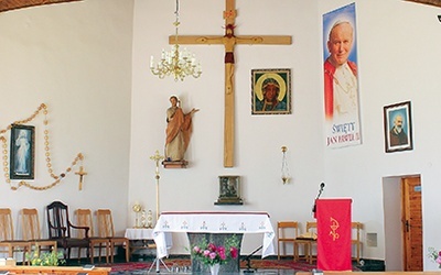 Prezbiterium kościoła św. Józefa Robotnika w Szylenach