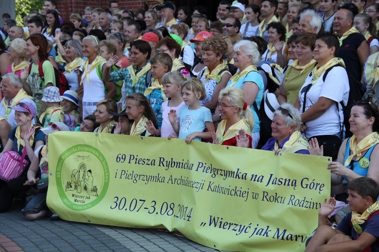 69. Pielgrzymka Rybnicka - dzień 1 - wymarsz