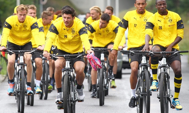 Borussia na rowerach