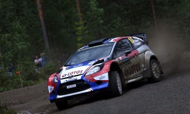 Kubica wypadł z trasy rajdu