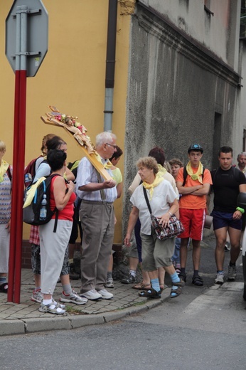 69. Pielgrzymka Rybnicka - postój w Miasteczku Śl.