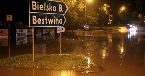 Podbeskidzie podtopione