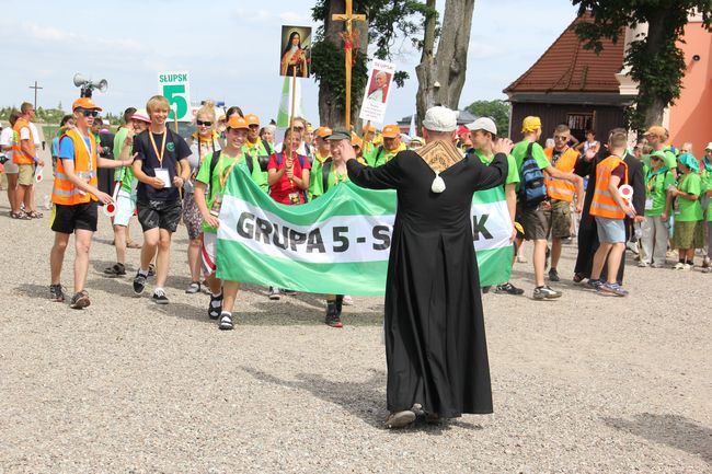 Wyjście pieszej pielgrzymi ze Skrzatusza