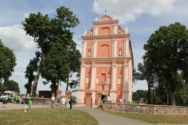 Wyjście pieszej pielgrzymi ze Skrzatusza