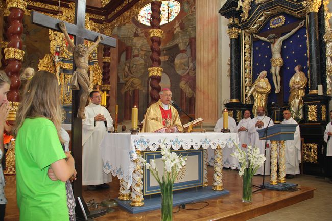 Wyjście pieszej pielgrzymi ze Skrzatusza