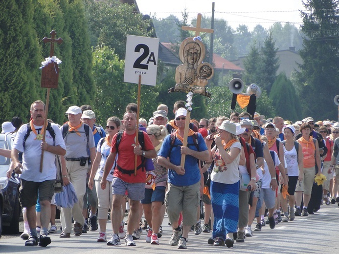 69. Pielgrzymka Rybnicka - postój w Wąsoszu