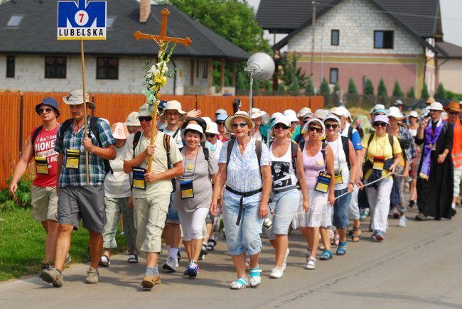 Pielgrzymi już za granicą