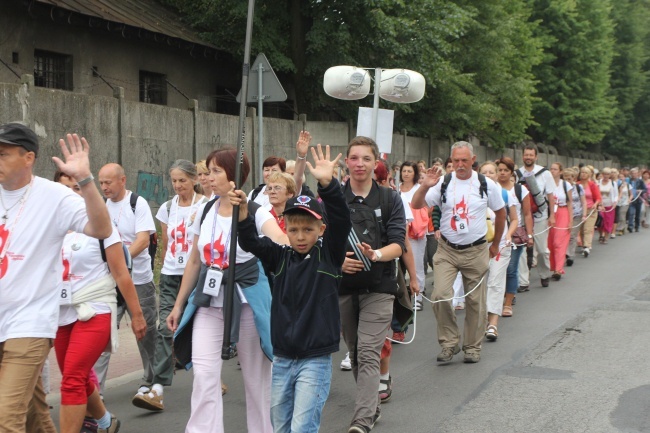 Stąd widać było jasnogórski szczyt...