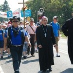 Pielgrzymi podczas trasy 