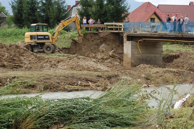 Zniszczenia powodziowe w Kasince Małej