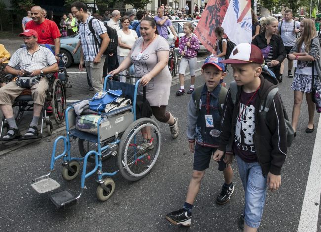 "Jesteśmy" - niepełnosprawni idą na Jasną Górę