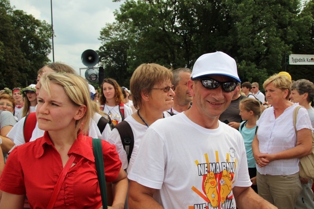 Powitanie pielgrzymów z Cieszyna, Czechowic-Dziedzic i Andrychowa