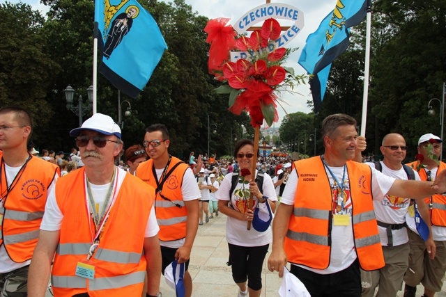 Powitanie pielgrzymów z Cieszyna, Czechowic-Dziedzic i Andrychowa