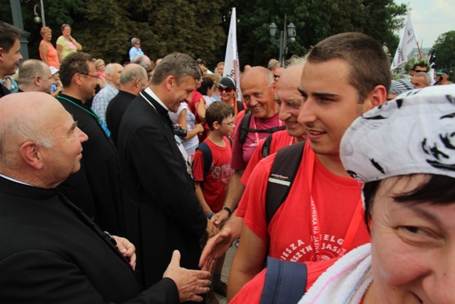 Powitanie pielgrzymów z Cieszyna, Czechowic-Dziedzic i Andrychowa