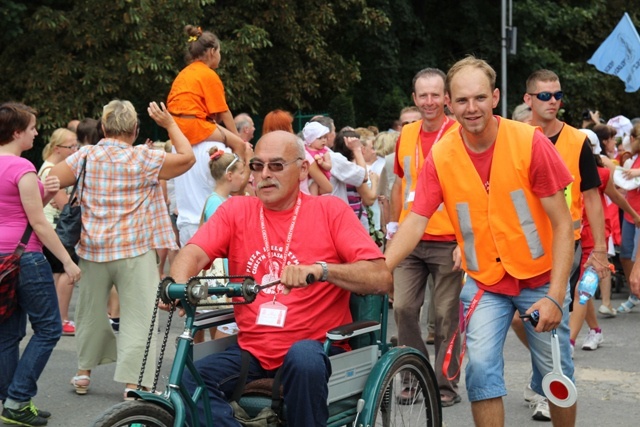 Powitanie pielgrzymów z Cieszyna, Czechowic-Dziedzic i Andrychowa