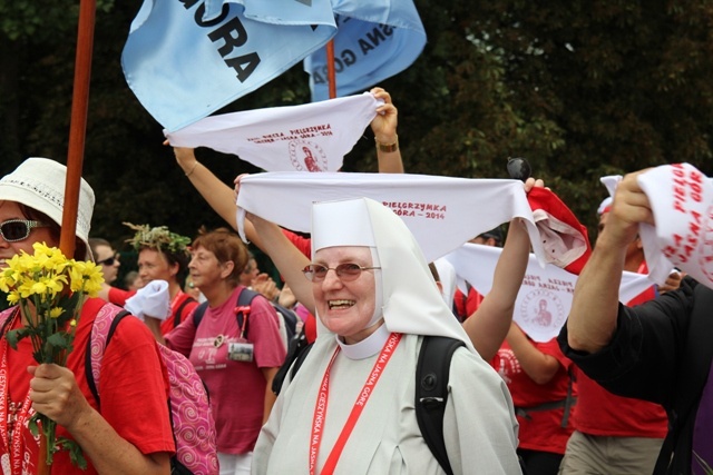 Powitanie pielgrzymów z Cieszyna, Czechowic-Dziedzic i Andrychowa