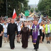Powitanie pielgrzymów 9 grup hałcnowskich