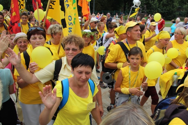 Powitanie pielgrzymów oświęcimskich na Jasnej Górze