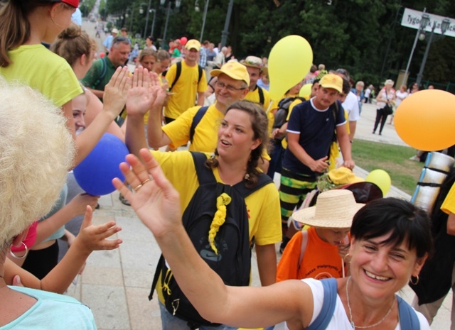 Powitanie pielgrzymów oświęcimskich na Jasnej Górze