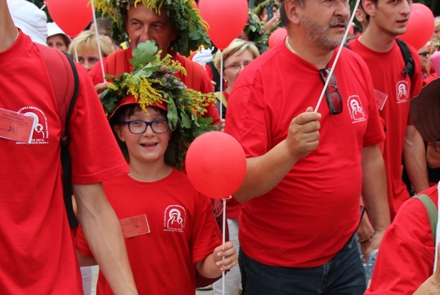 Powitanie pielgrzymów oświęcimskich na Jasnej Górze