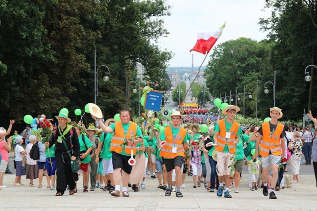 Powitanie pielgrzymów oświęcimskich na Jasnej Górze