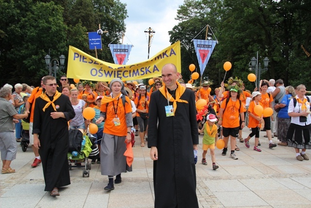 Powitanie pielgrzymów oświęcimskich na Jasnej Górze