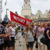 Powitanie pielgrzymów z Cieszyna, Czechowic-Dziedzic i Andrychowa