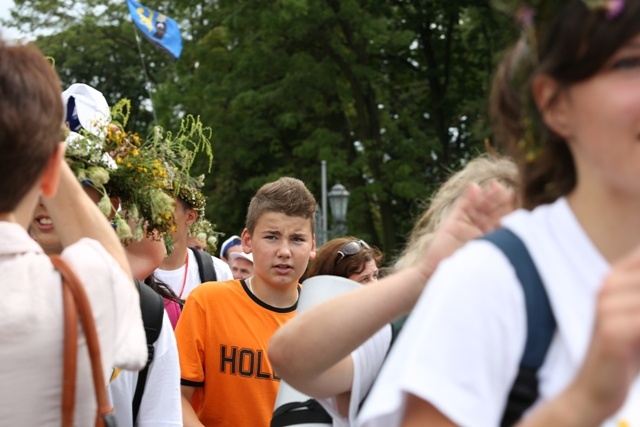 Powitanie pielgrzymów z Cieszyna, Czechowic-Dziedzic i Andrychowa