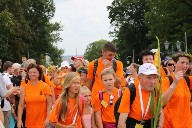 Powitanie pielgrzymów z Cieszyna, Czechowic-Dziedzic i Andrychowa