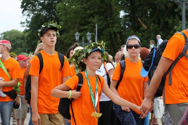 Powitanie pielgrzymów z Cieszyna, Czechowic-Dziedzic i Andrychowa