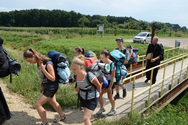 Liderzy ŚDM na Camino