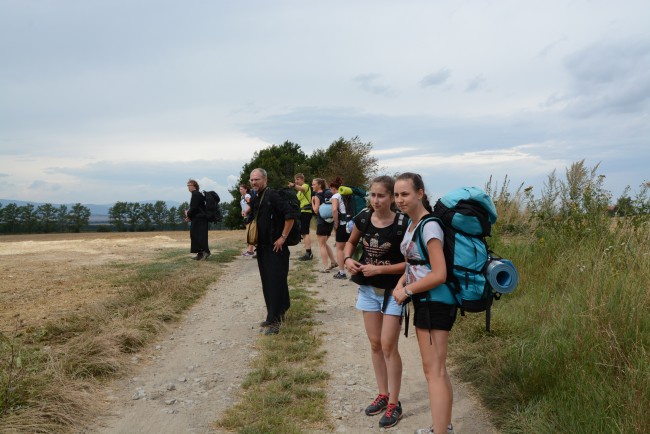 Liderzy ŚDM na Camino