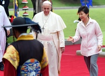 Pierwszy dzień papieża w Korei