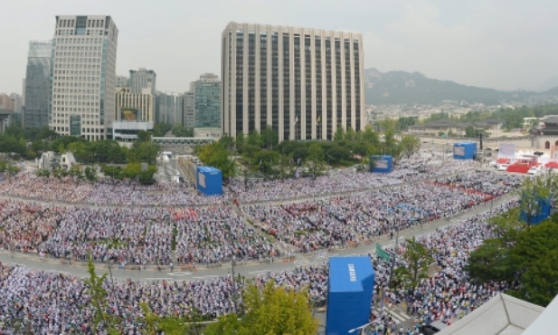 Milion Koreańczyków na Mszy z papieżem