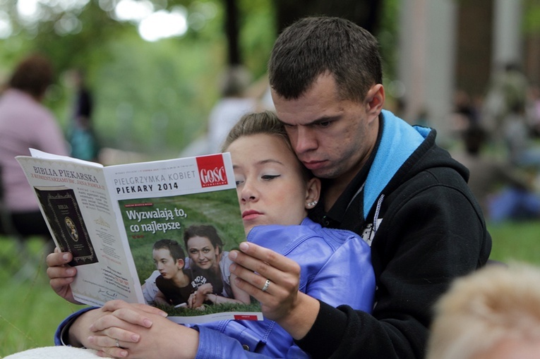 Pielgrzymka kobiet do Piekar - przed Mszą św.