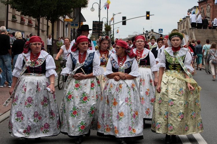 Pielgrzymka kobiet do Piekar - przed Mszą św.