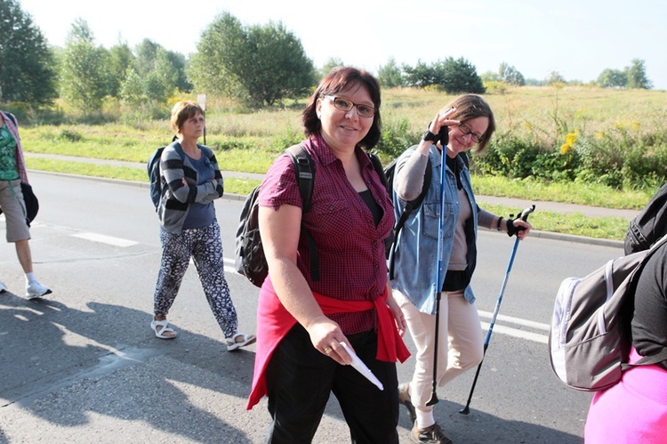 Pielgrzymka kobiet do Piekar - przed Mszą św.