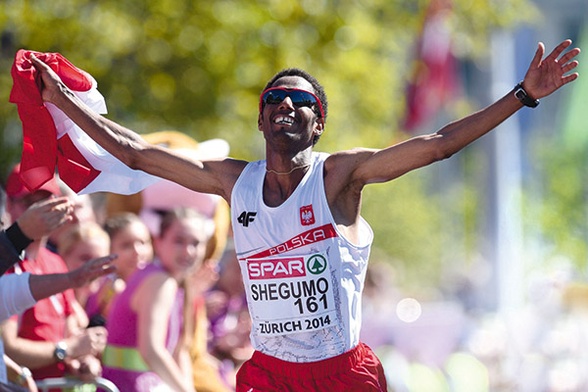 Yared Shegumo jest pierwszym maratończykiem, który zdobył dla Polski medal mistrzostw Europy