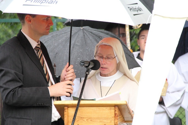 Msza św. na skwerze bł. Bolesławy Lament