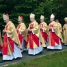 Powyżej: Mszę św. koncelebrowało ośmiu biskupów