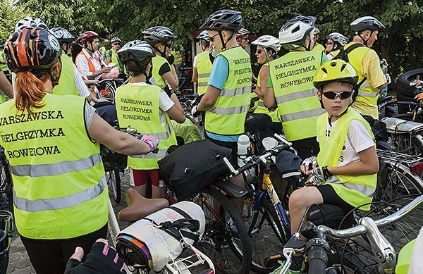 Na rowerach do Częstochowy wybrało się w tym roku 500 osób