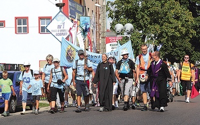 Błękitni byli najliczniejszą grupą tegorocznej pielgrzymki