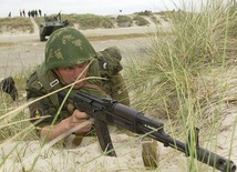 Rosyjska flota ćwiczy przy polskiej granicy